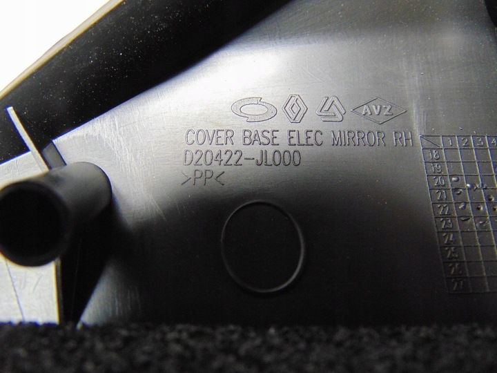 фото №8, Маскировочная накладка треугольник зеркало правые renault arkana d20422-jl000