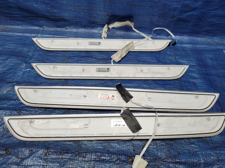 фото №9, Планки порогові накладки led bmw g12 individual комплект