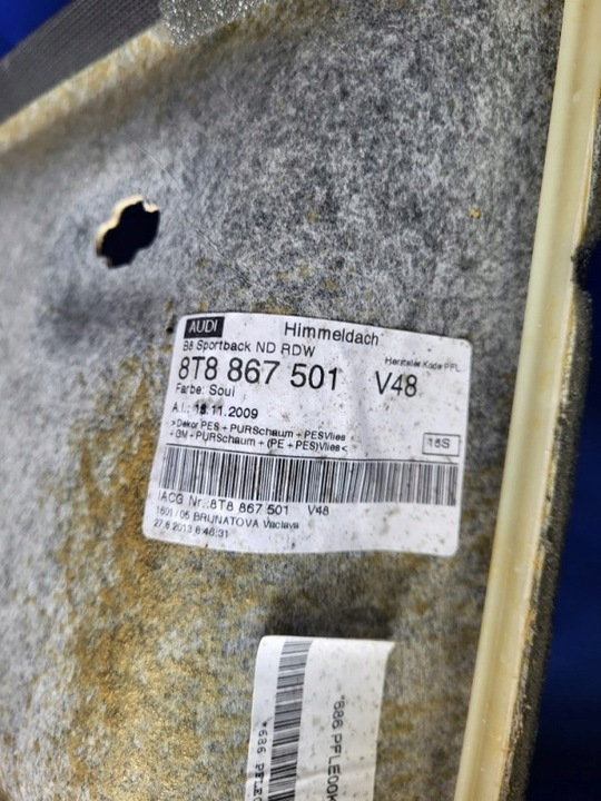 фото №16, Стеля комплект audi a5 8t рестайлінг sportback