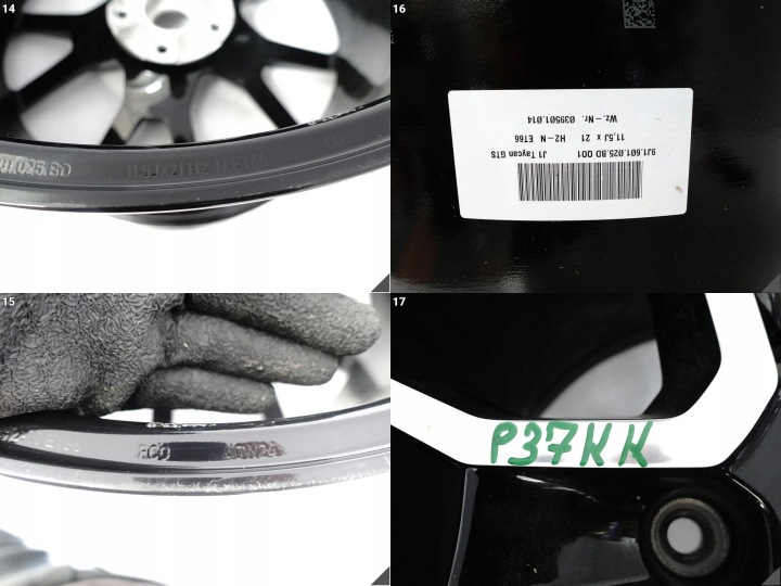 фото №15, Porsche taycan 9j1 gts / rs spyder design диск 11,5jx21 et66 5x130 qo1