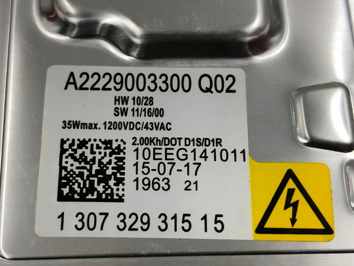 фото №8, Модуль преобразователь ксенон ксенон d3s a2229003300 10eeg141011 130732931515