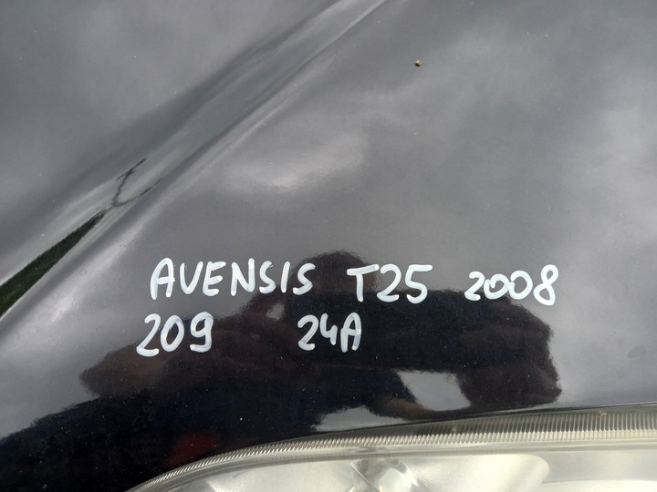 фото №12, Toyota avensis t25 рестайлінг капот кришка двигуна 209