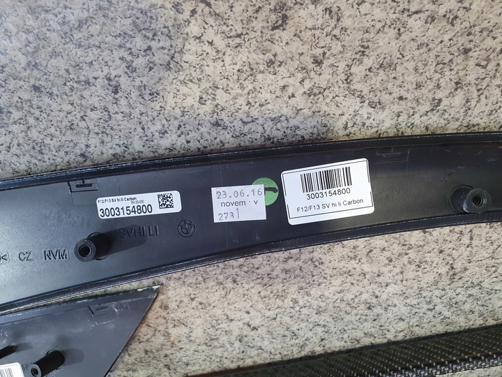 фото №9, Bmw m6 f12 f13 планка планки декоративный декоры дверь tunela карбон