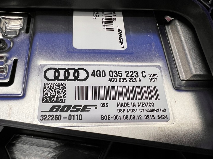 фото №5, Audi a6 a7 c7 4g a8 d4 4h підсилювач bose 4g0035223c 4g0035223a
