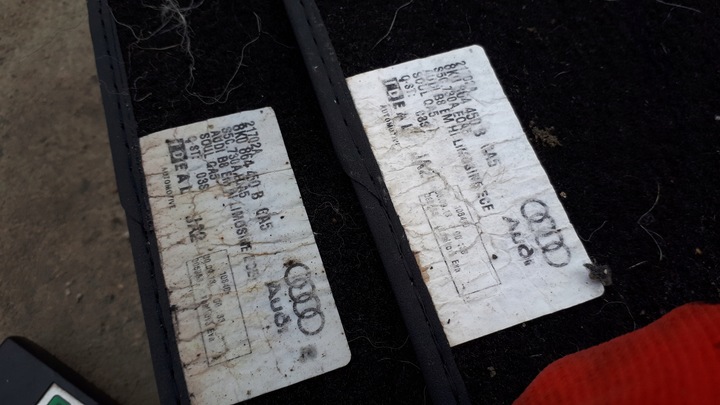 фото №10, S4 b8 рестайлинг a4 коврик коврики велюровые перед зад