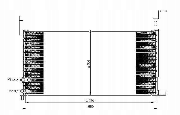 фото №13, Радиаторов климат. toyota nrf 35863 конденсатор, кондиционер
