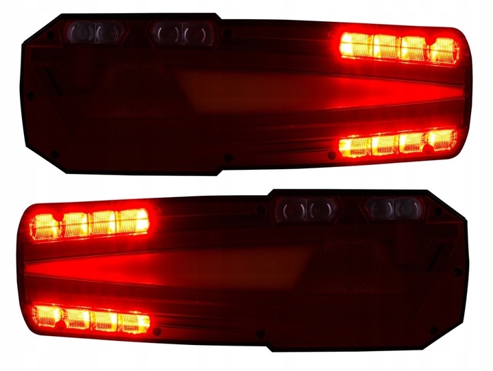 фото №9, Фары задние комбинированные led mavic диодные автобус neon большой польские комплект