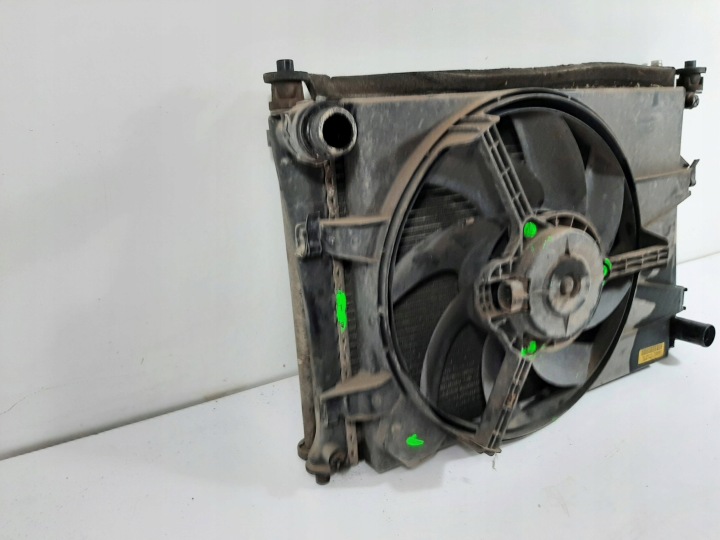 фото №9, Ford fiesta mk5/mk6 рестайлінг 1.25 16v 06r радіатор основний  вентилятор комплект