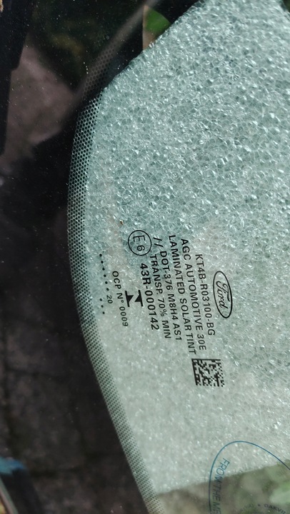 фото №6, Стекло лобовое odprysk с подогревом титан датчик ford edge 19 рестайлинг usa