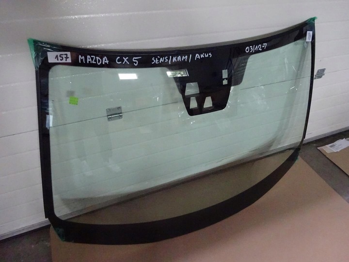 фото №1, Стекло лобовое перед mazda cx-5 cx5 датчик камера akustik новая agc 2012-