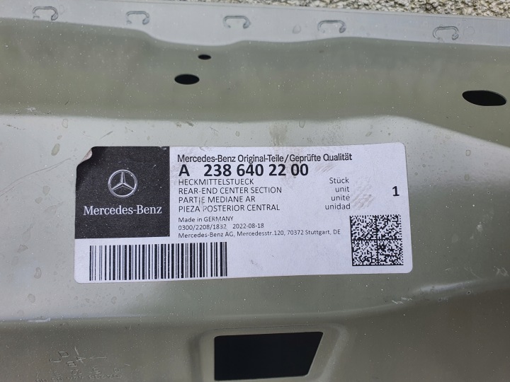 фото №7, Pas зад заднє mercedes a238 e-klasa купе