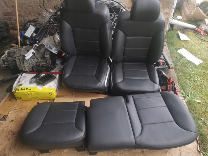 фото №8, Сидіння диван оббивка шкіра шкіряний mercedes ml w164 комплект