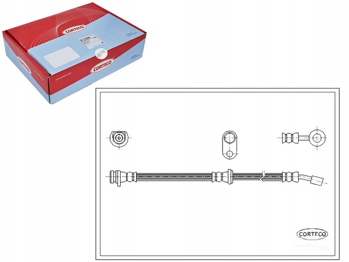 фото №1, Corteco шланг гальмівний 172803b 1987481142 51200