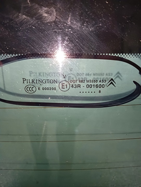 фото №2, Стекло задняя citroen c4 picasso 2007-2013 as3- тёмное оригинал rysa