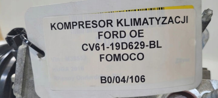 фото №7, Компресор кондиціонера ford cv61-19d629-bl