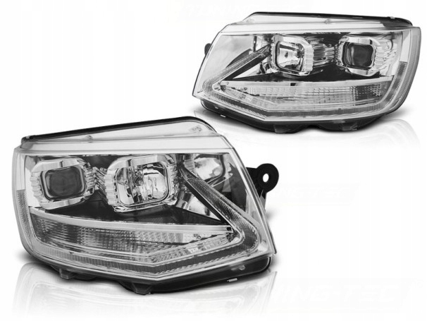 фото №14, Лампы передние фары перед vw t6 led чёрный диодные дневные
