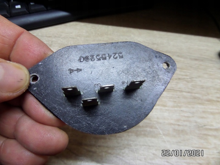 фото №1, Резистор вентилятор volvo 440 460 52455290