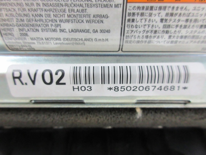 фото №8, Mazda 6 i gg 02- подушка водія пасажира модуль