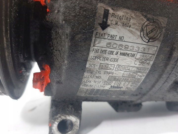 фото №13, Alfa romeo 159 универсал 1.9jtdm 16v 07r компрессор кондиционера 60693331