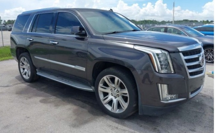 фото №12, P2 cadillac escalade iv 2014 - сидіння лівий зад ii ряд чорний l0263818