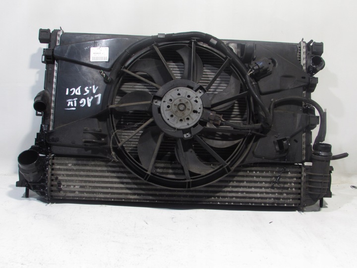 фото №1, Pas переднє радіатор renault laguna iii 1.5 комплект вентилятор dci