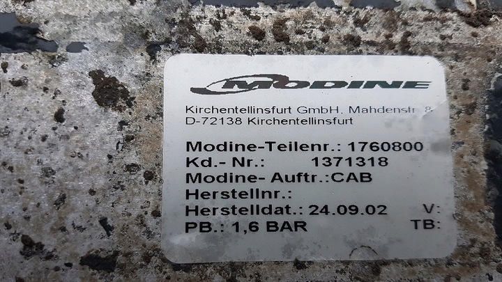 фото №3, Радиаторов интеркулер воздуха daf 65 cf