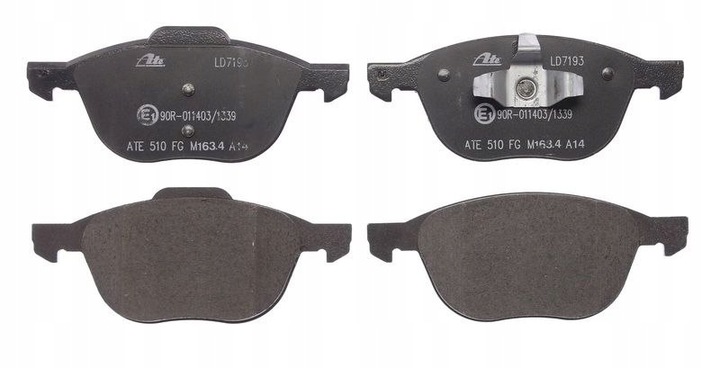 фото №1, Гальмівні колодки гальмо. керамічні перед ate 13.0470-7193.2