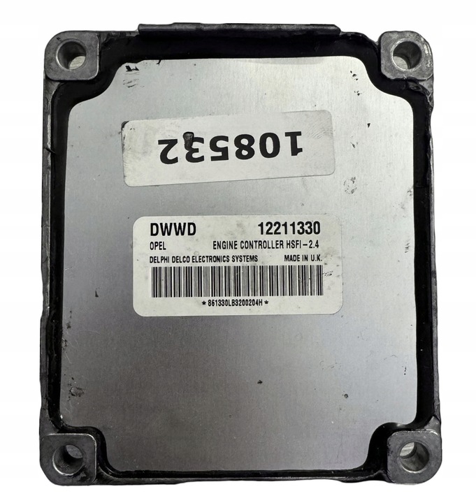 фото №1, Блок управления двигателя opel astra ii 1.6 12211330 dwwd программирование