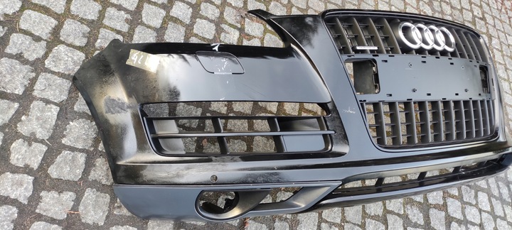 фото №3, Audi q7 4l0 рестайлінг перед бампер переднє базовий стандарт решітка