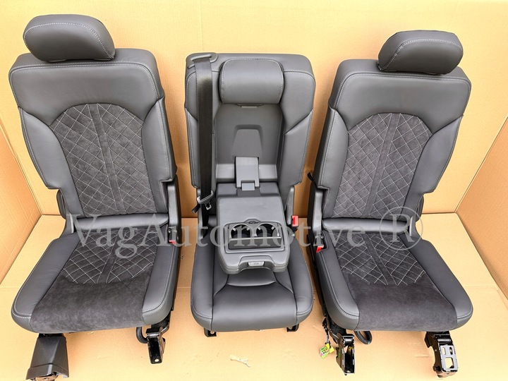 фото №9, Сидіння audi q7 sq7 recaro s-line оббивка алькантара nappa європа 2016-2024
