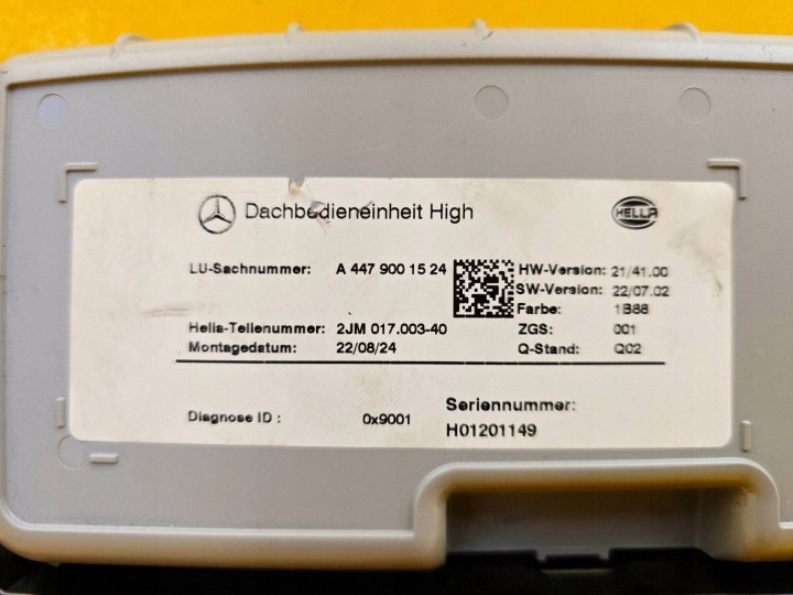 фото №9, Mercedes-benz vito w447 лампа стеля бежева a4479001524. b