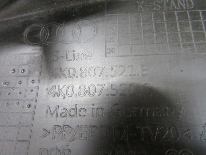 фото №14, Audi a6 c8 s line 4k0 4k0807521b дифузор зад