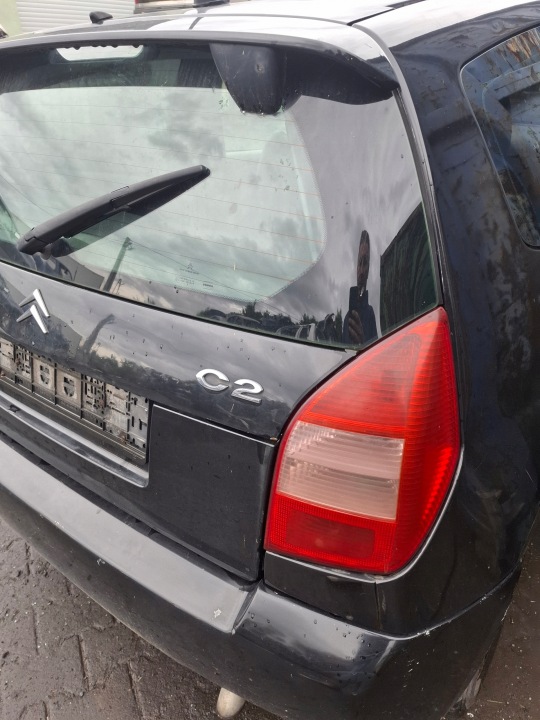 фото №6, Крышка багажника citroen c2 верхняя чёрная vtr