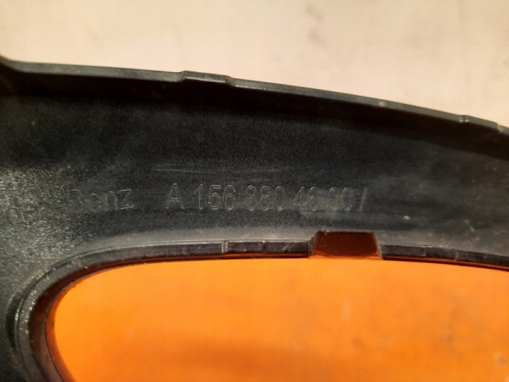 фото №8, Mercedes gla 156 13-19 рестайлинг спойлер накладка бампера перед a1568804600