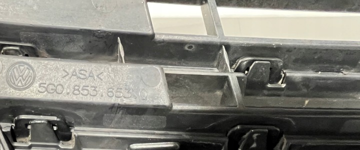 фото №10, Vw golf vii рестайлінг решітка радіатора решітка 5g0853653q