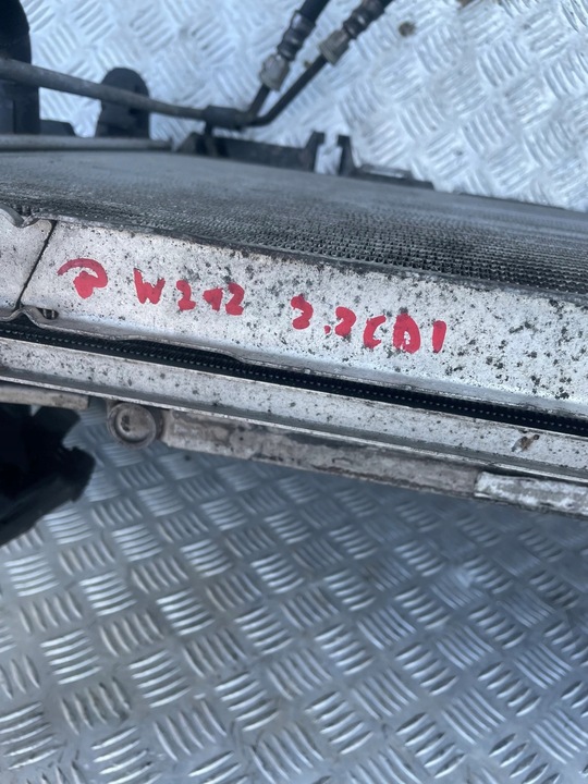 фото №12, Радіатор комплект mercedes w212 2.2 cdi org fv