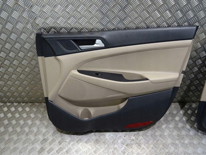 фото №11, Hyundai tucson iii сидіння диван шкіра обшивки тунель комплект ідеальний