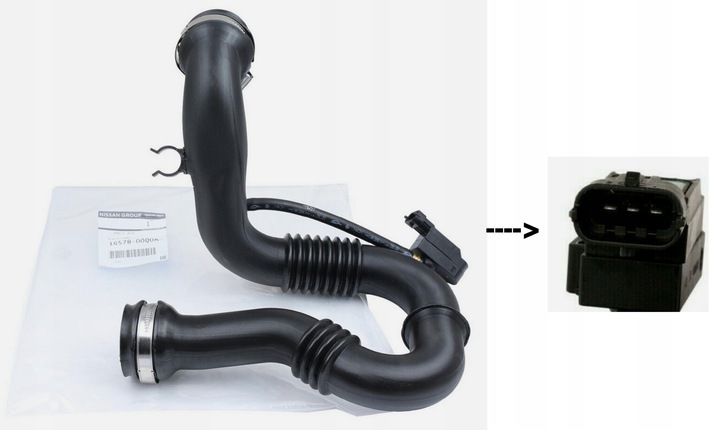 фото №8, Оригінал шланг труба турбіни повітря do opel vivaro a 2.0 cdti