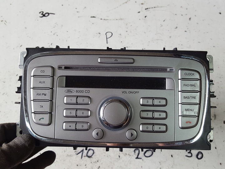 фото №1, Ford mondeo mk4 07r- радіо cd радіопрогравач