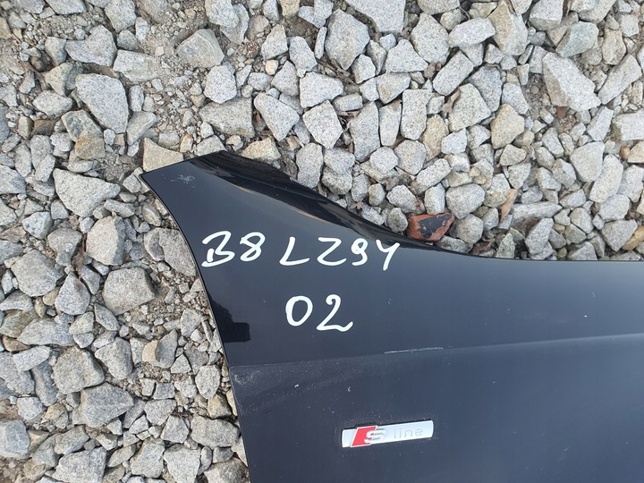 фото №8, Audi a4 b8 рестайлінг!!! крило праві перед колір чорний lz9y оригінал!!! 02