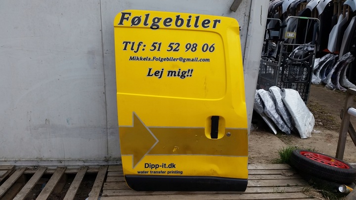 фото №1, Дверь правые боковые сдвижные dacia доккер