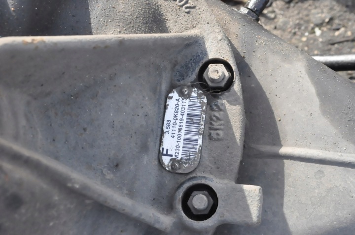 фото №8, Toyota hilux viii 2.4 d міст зад 41110-0k820-a 3.583 23r