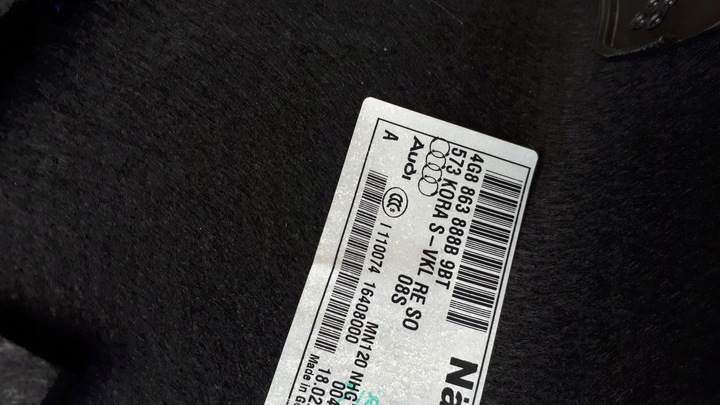 фото №11, S7 4g a7 боковина багажника левый правые зад чёрные