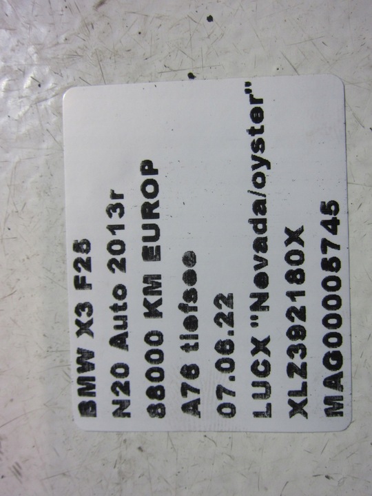 фото №13, Bmw x3 f25 жгут установка интерьера главная