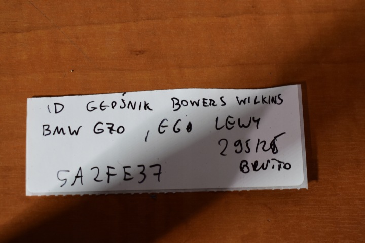 фото №5, Ідеальний динамік bowers wilkins ліве bmw g70 g60 1