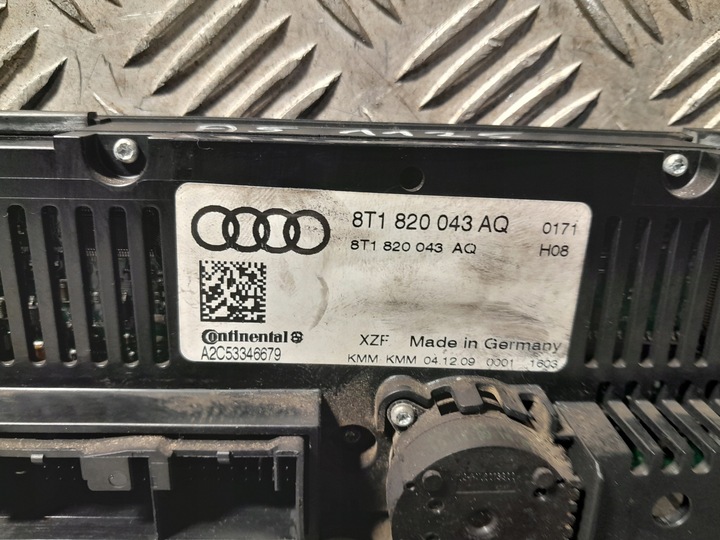 фото №6, Audi a5 8t панель повітропровід кондиціонера 8t1820043aq