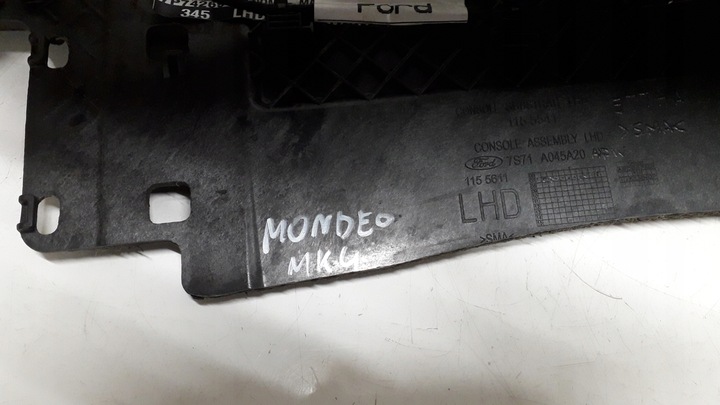 фото №16, Ford mondeo mk4 тунель середній підлокітник