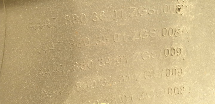 фото №9, Mercedes v-klasa 447 рестайлинг бампер переднее