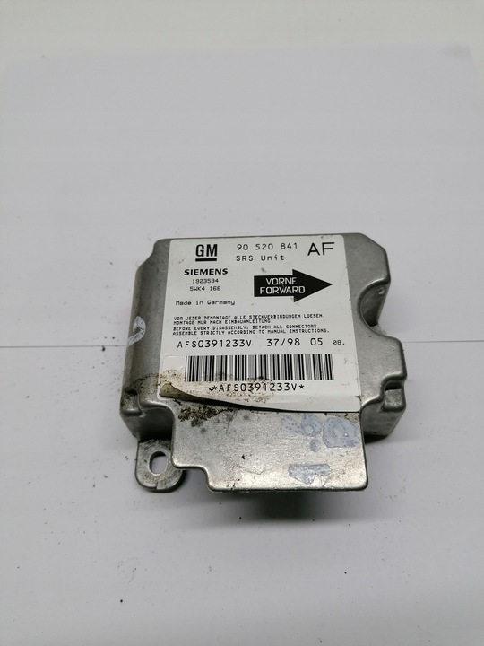фото №1, Модуль датчик подушок подушка безпеки astra g ii 90520841af