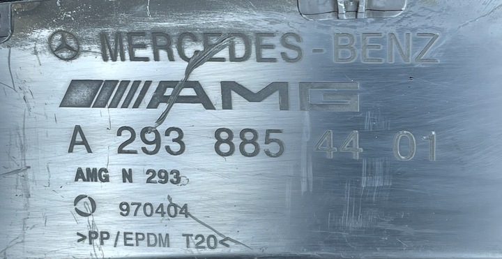 фото №15, Mercedes eqc w293 amg 2019 - спойлер накладка бампера перед a2938854401